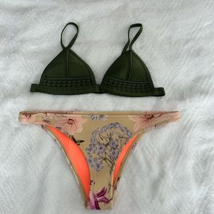 Triangle bathing suit